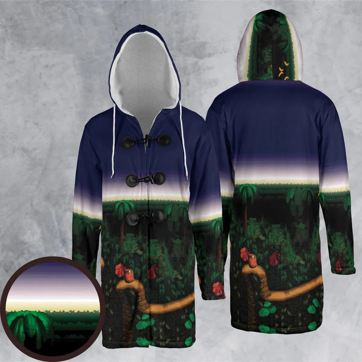 Hooded Cloak Coat - YDKD69K3