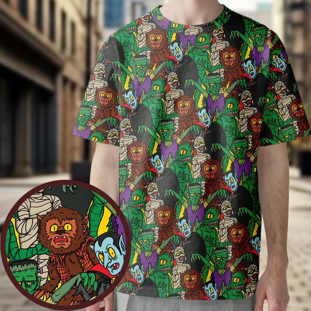 All-Over Print Unisex T-Shirt - 6RQT6BKT -  - 1