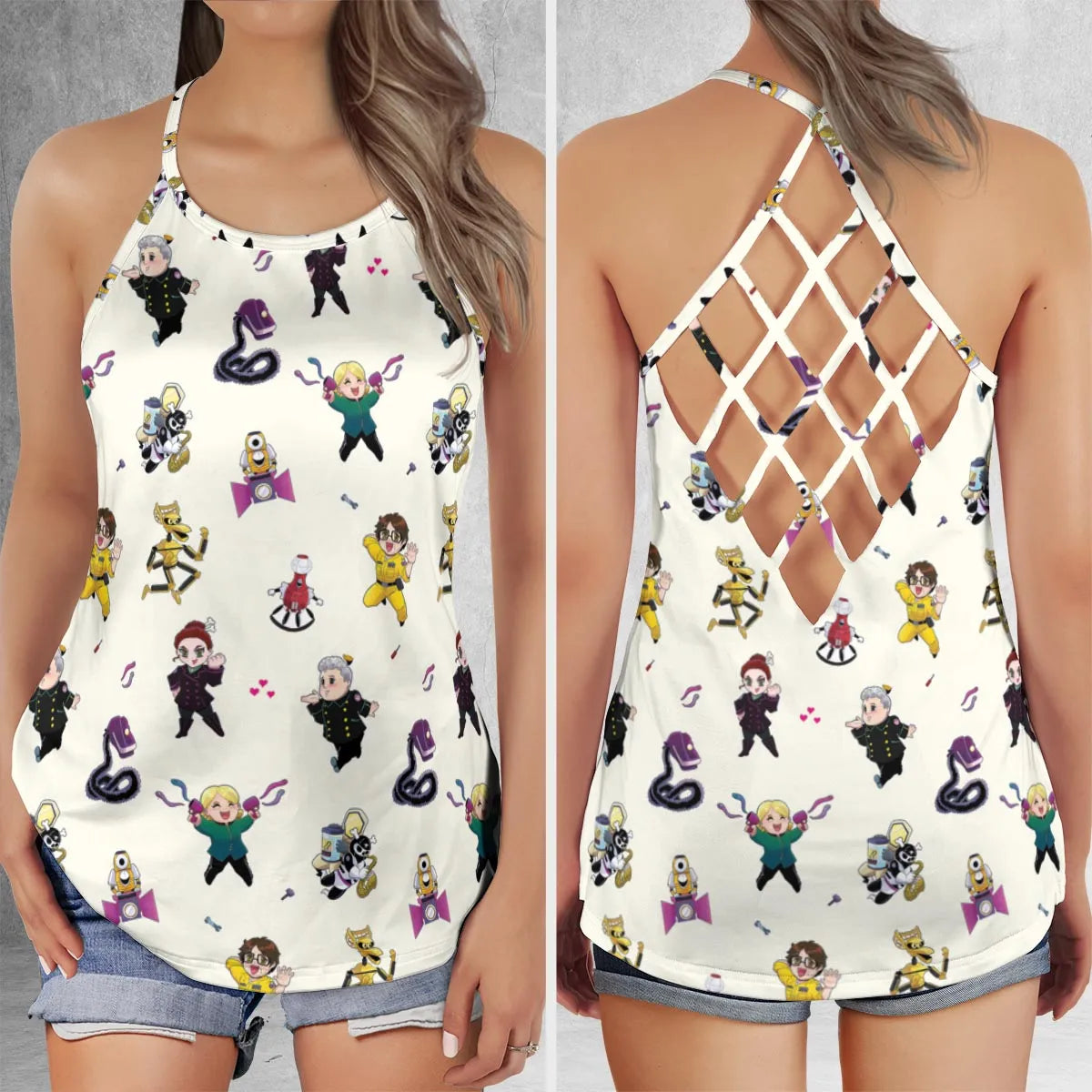 Criss Cross Tank Top - 63PBRRV1