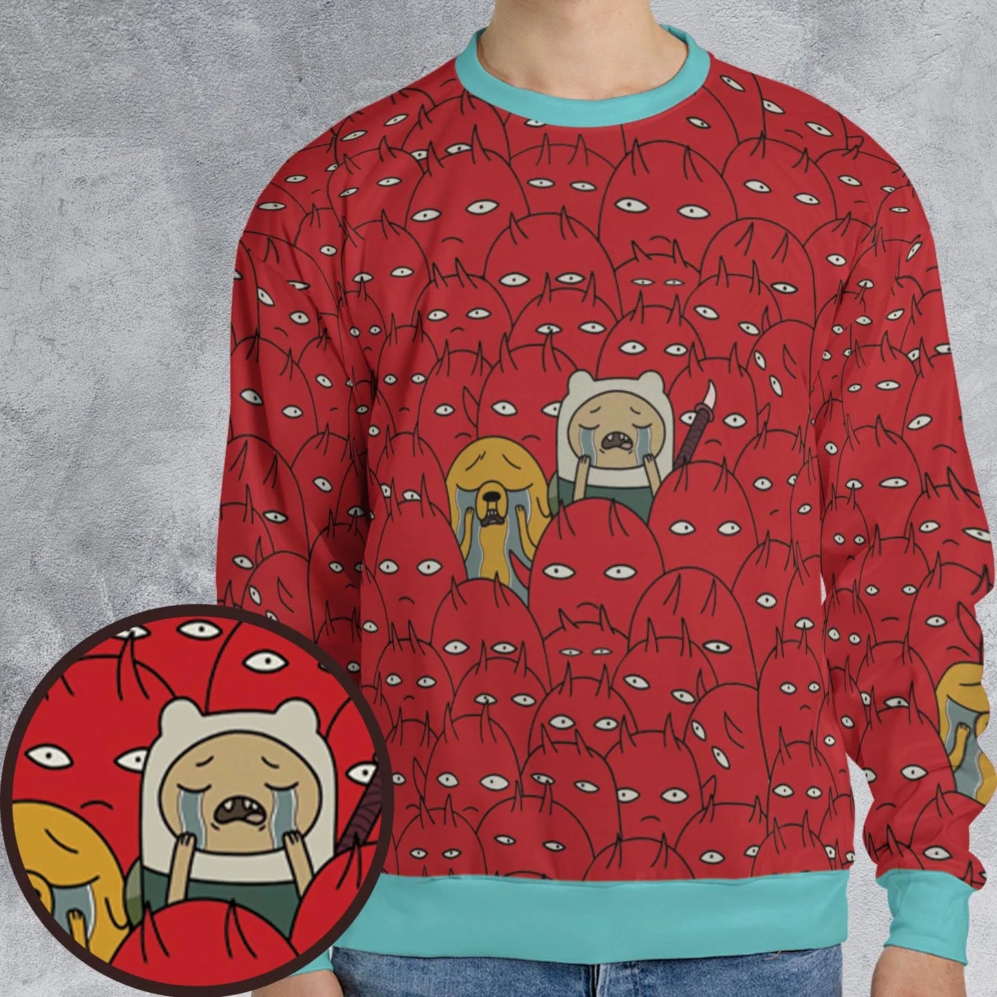 All-over Print Sweatshirt - YBUPG2WZ