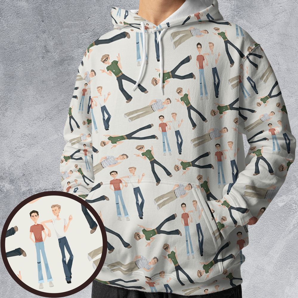 All-over Print Hoodie - HXWPDQCC -  - 1