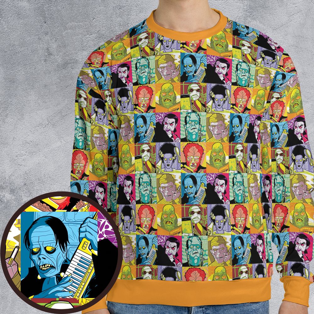 All-over Print Sweatshirt - L6NDD9KK -  - 1