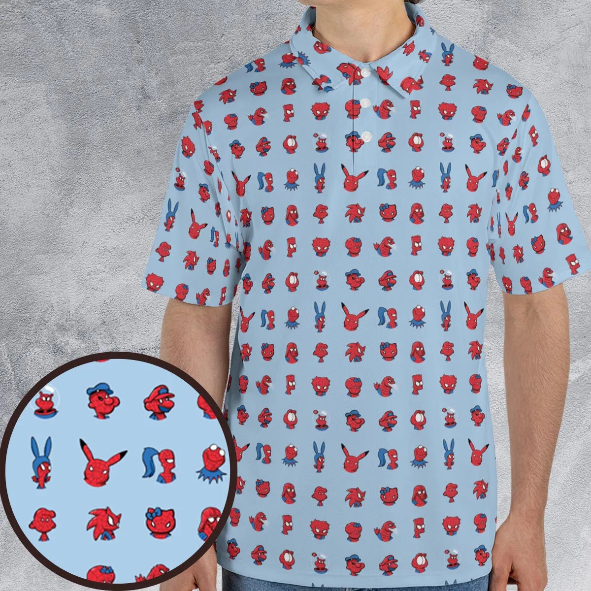 AOP Men/Women Polo Shirt - NAEWFUQK