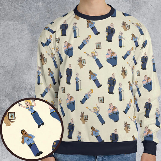 All-over Print Sweatshirt - KLZKXNZY