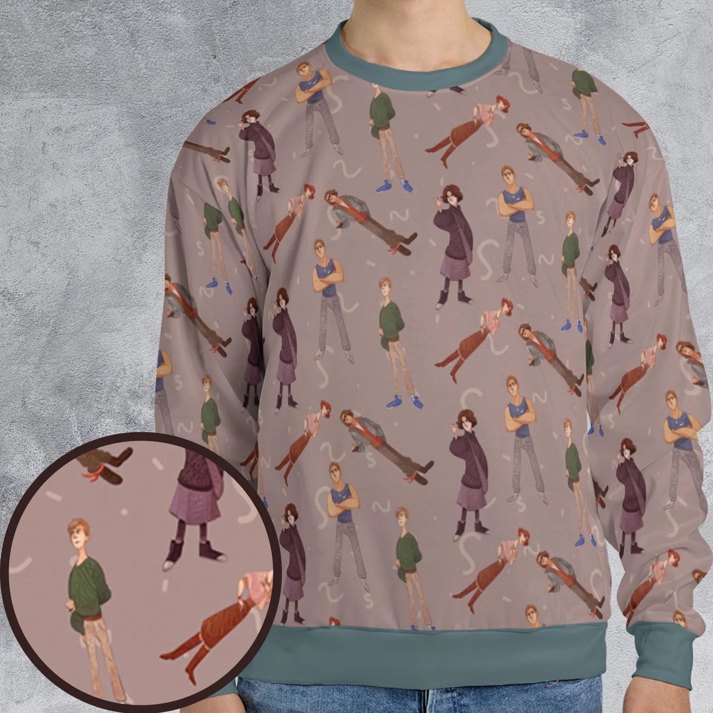 All-over Print Sweatshirt - 487ZD9W5