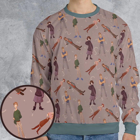 All-over Print Sweatshirt - 487ZD9W5