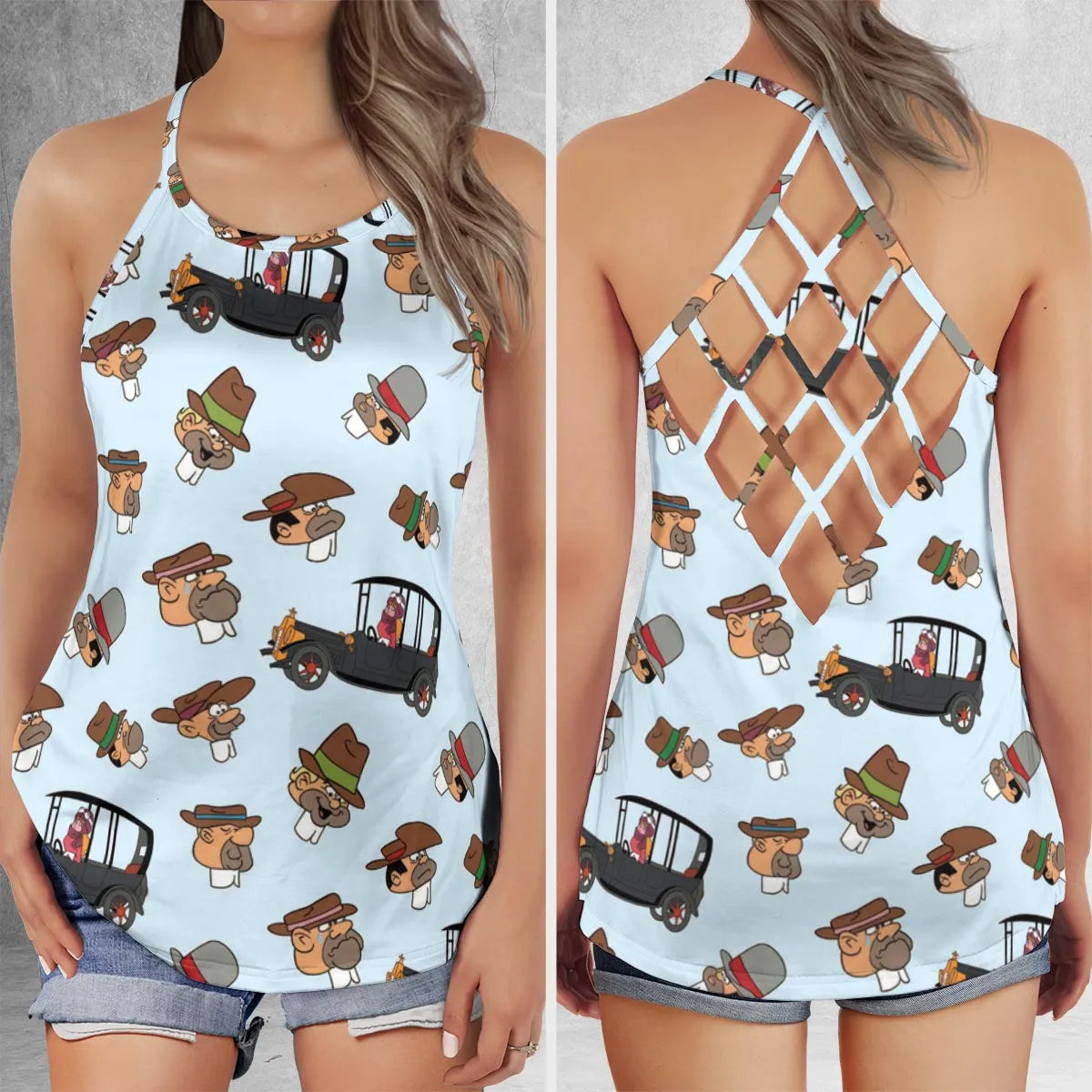Criss Cross Tank Top - APNLWV5Q