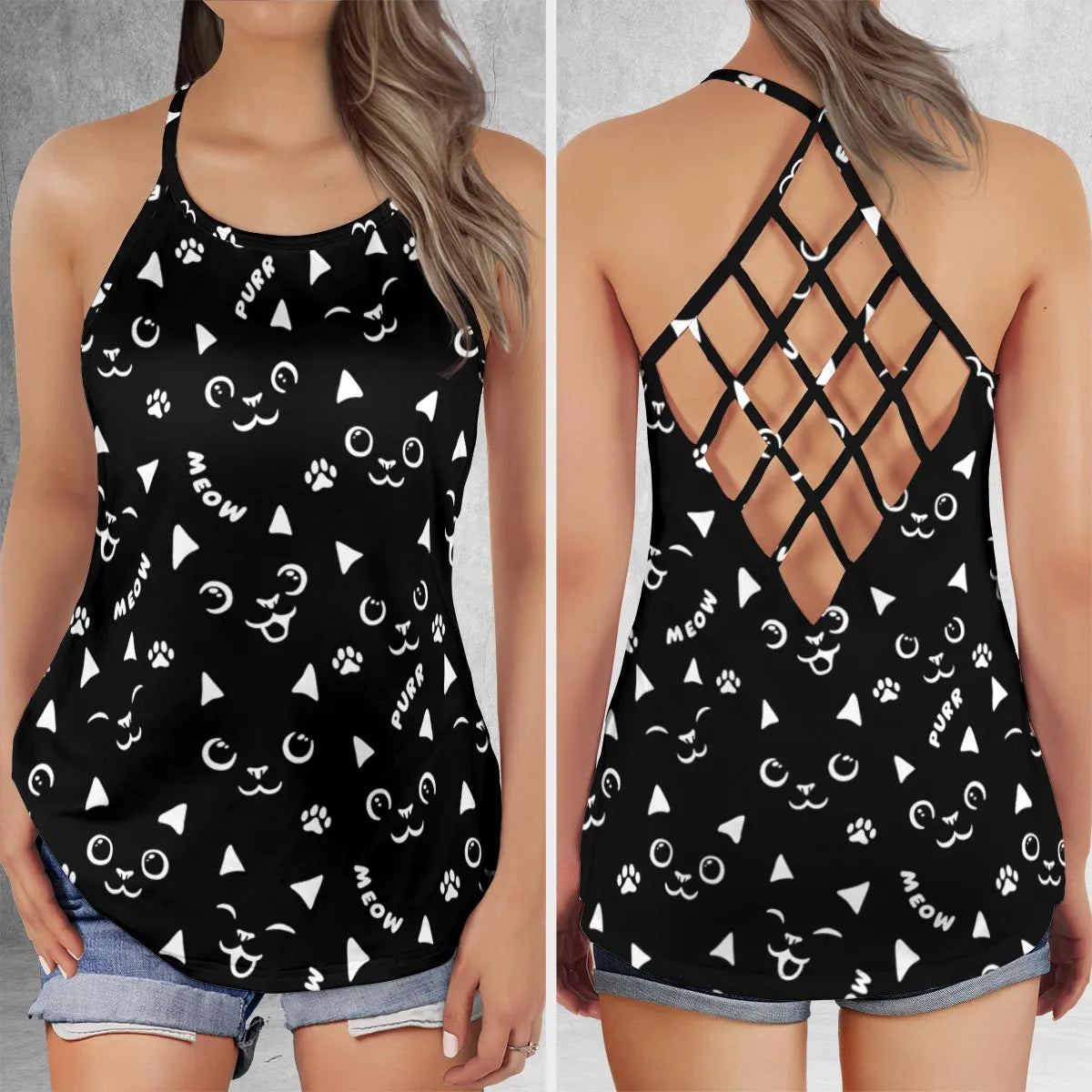 Criss Cross Tank Top - Z1BV5VY2