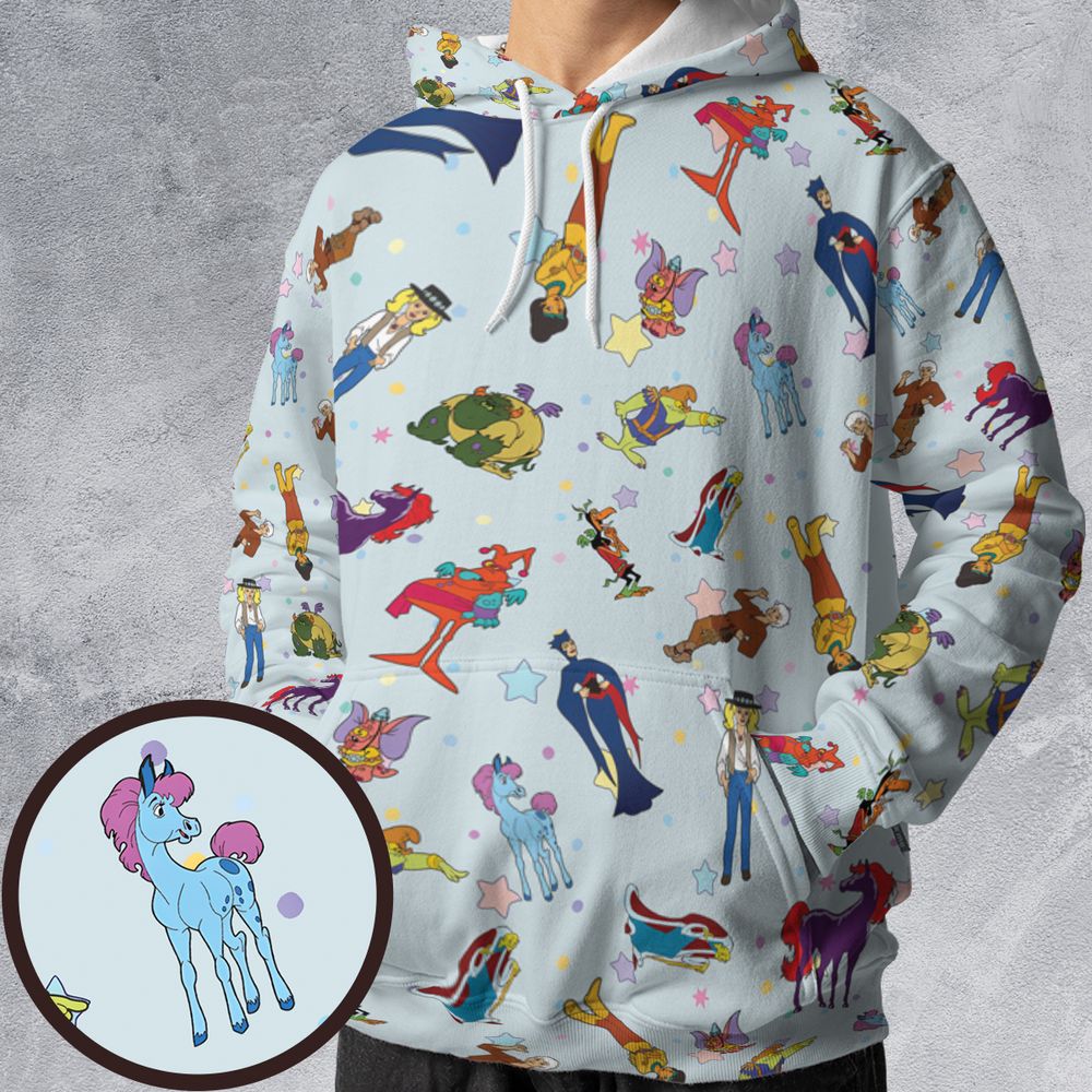 All-over Print Hoodie - XBVZLU9Y -  - 1