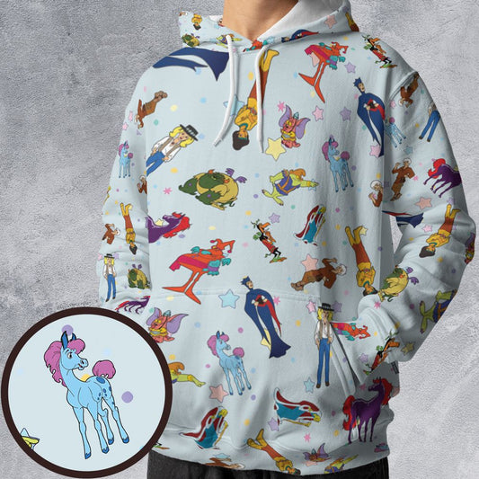 All-over Print Hoodie - XBVZLU9Y -  - 1