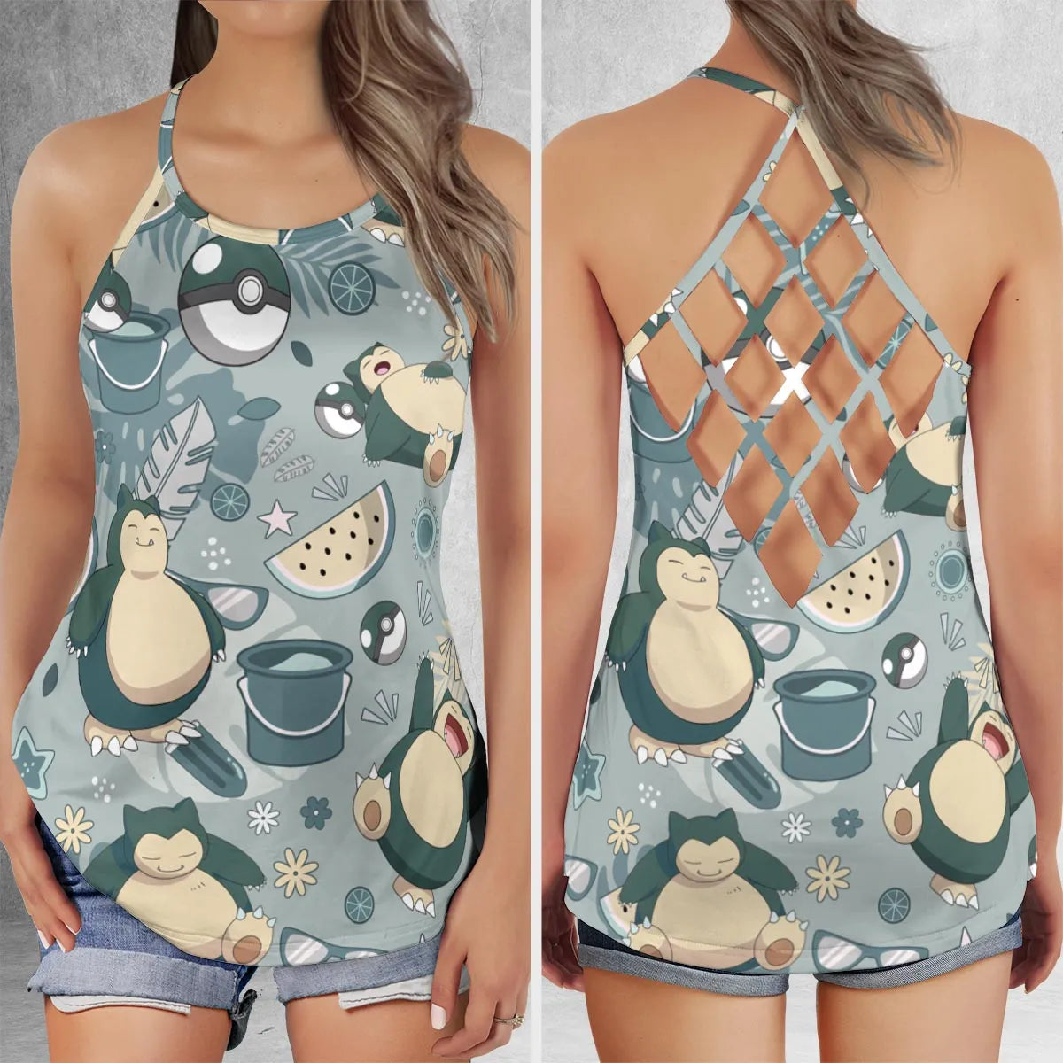 Criss Cross Tank Top - DXREC71W