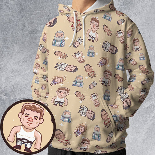 All-over Print Hoodie - BGE59HF5 -  - 1