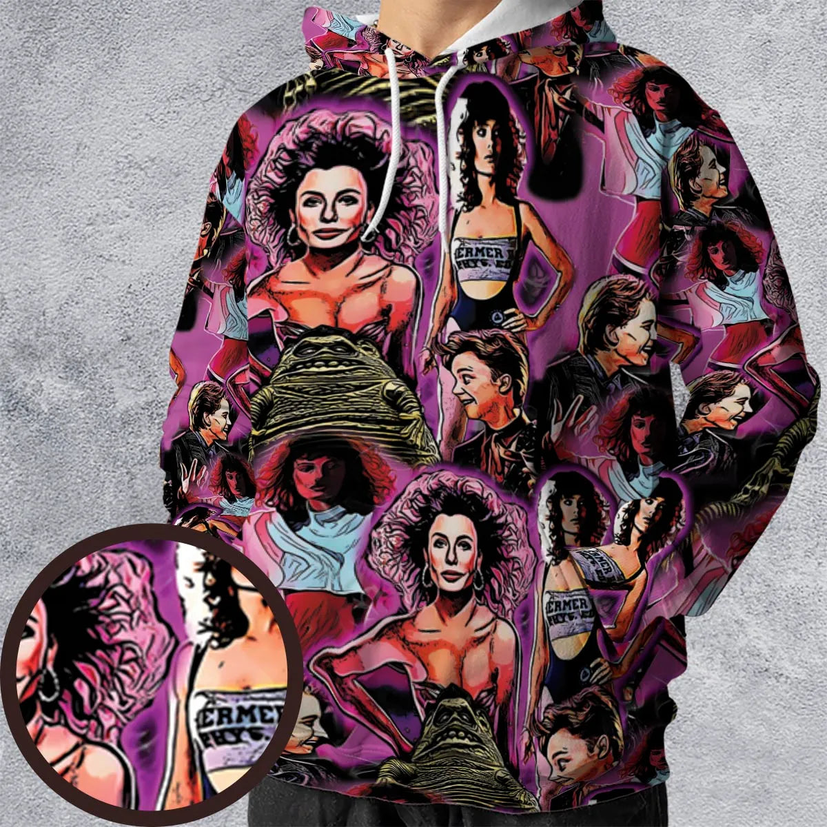 All-over Print Hoodie - MRQD6GZR