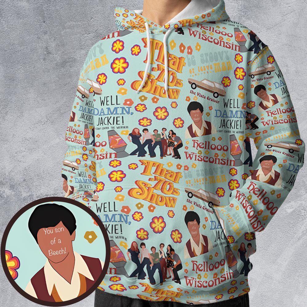 All-over Print Hoodie - HEEDEUU7 -  - 1