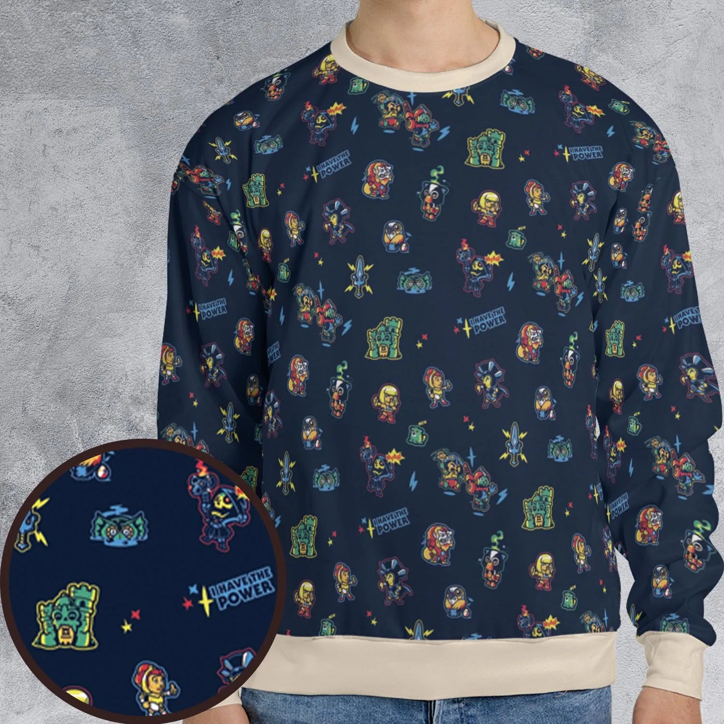 All-over Print Sweatshirt - KPYYMT2H