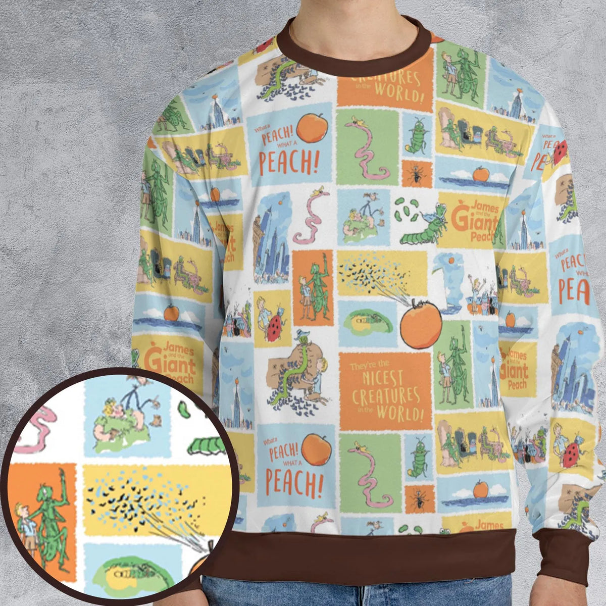 All-over Print Sweatshirt - PKVYFVJX
