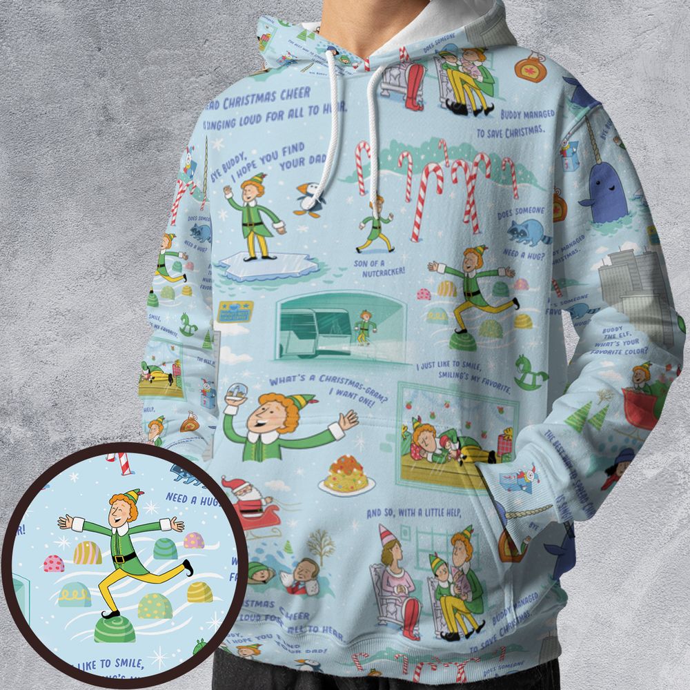 All-over Print Hoodie - GC68H8SC -  - 1