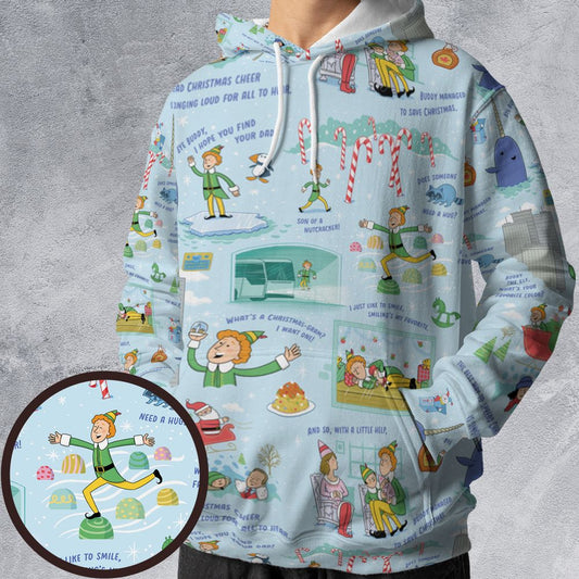 All-over Print Hoodie - GC68H8SC -  - 1