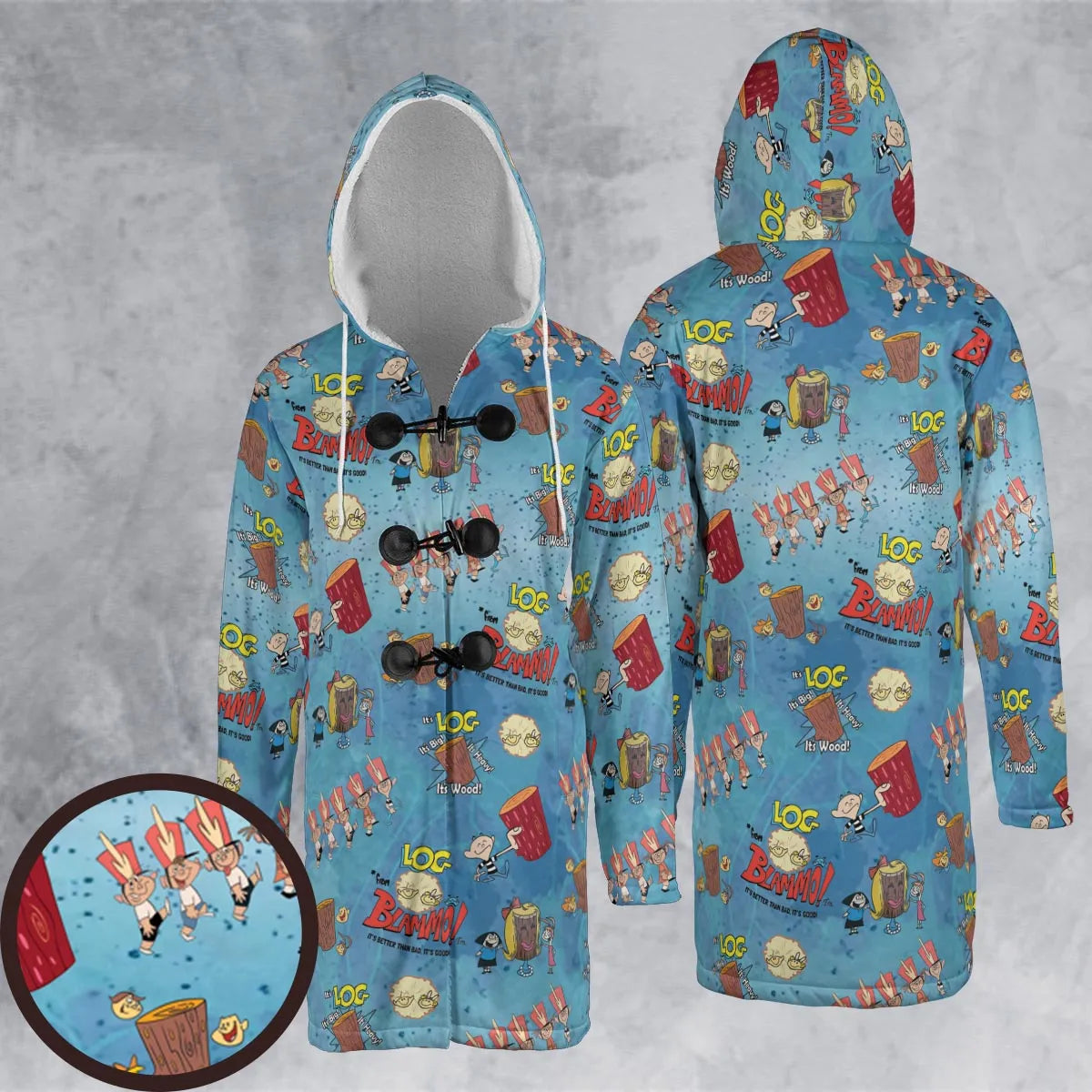 Hooded Cloak Coat - P4EW7F1L