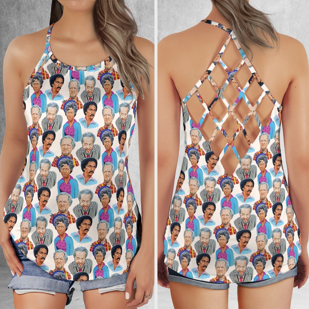Criss Cross Tank Top - 9SPLFVBX -  - 1