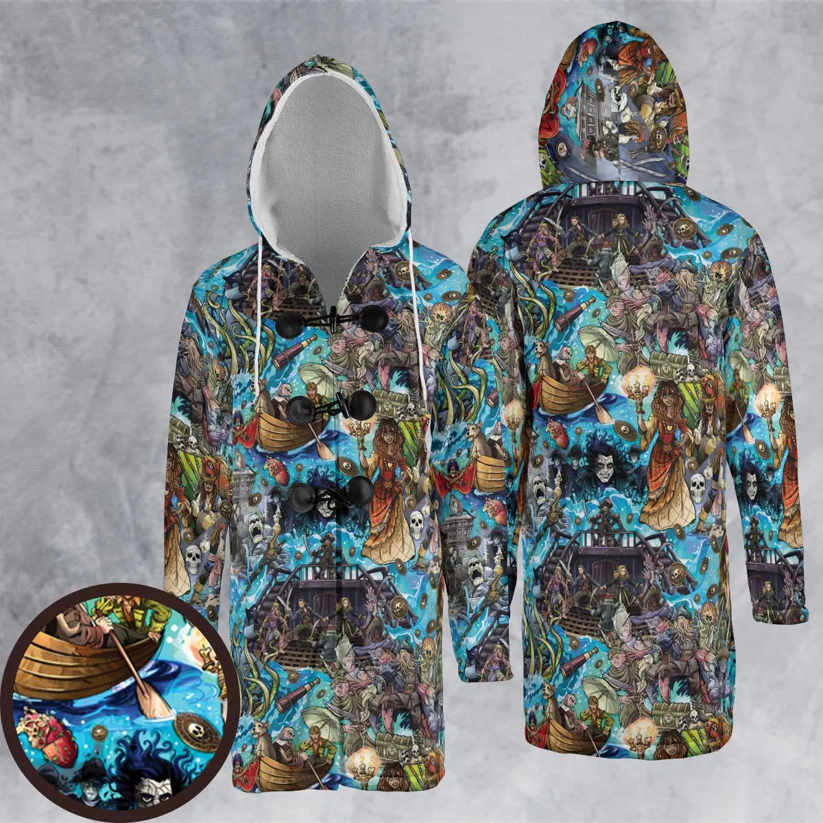 Hooded Cloak Coat - YSSPLBNG