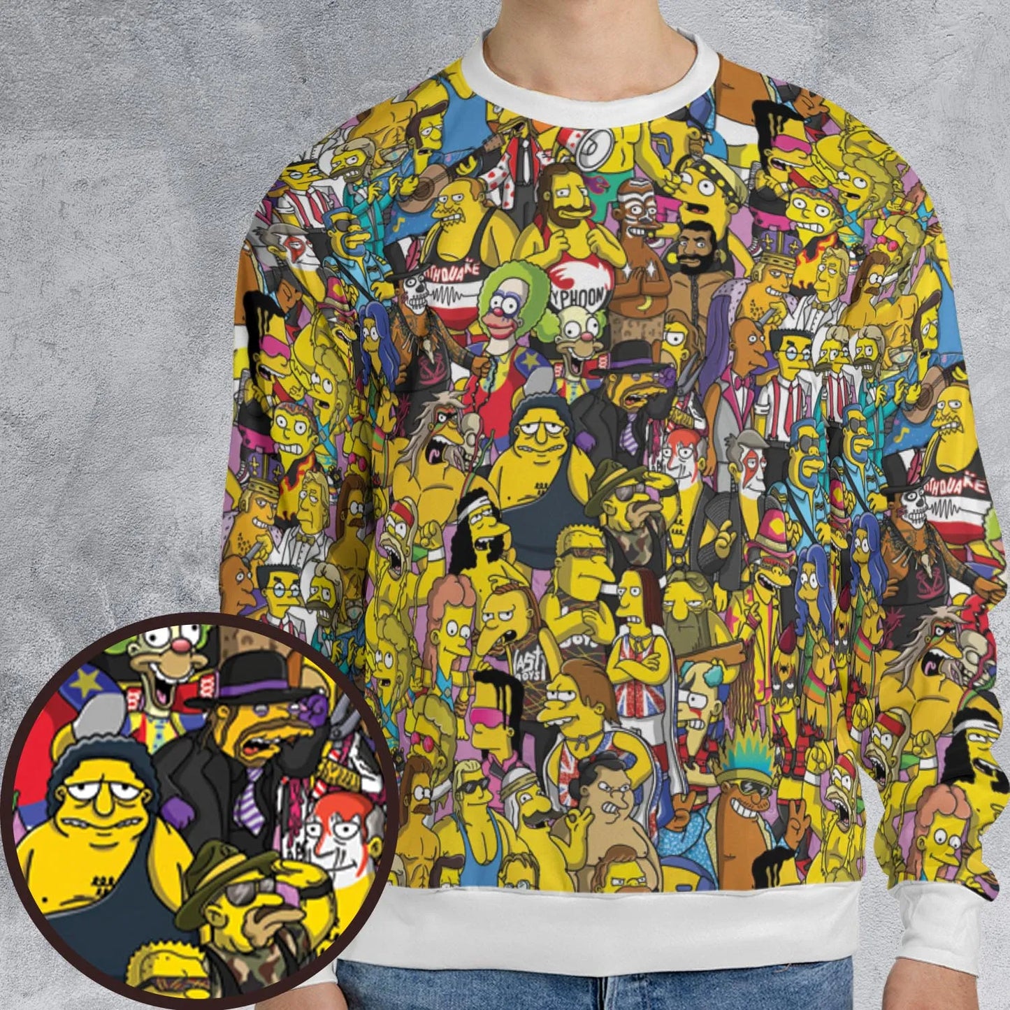 All-over Print Sweatshirt - EFSDB816
