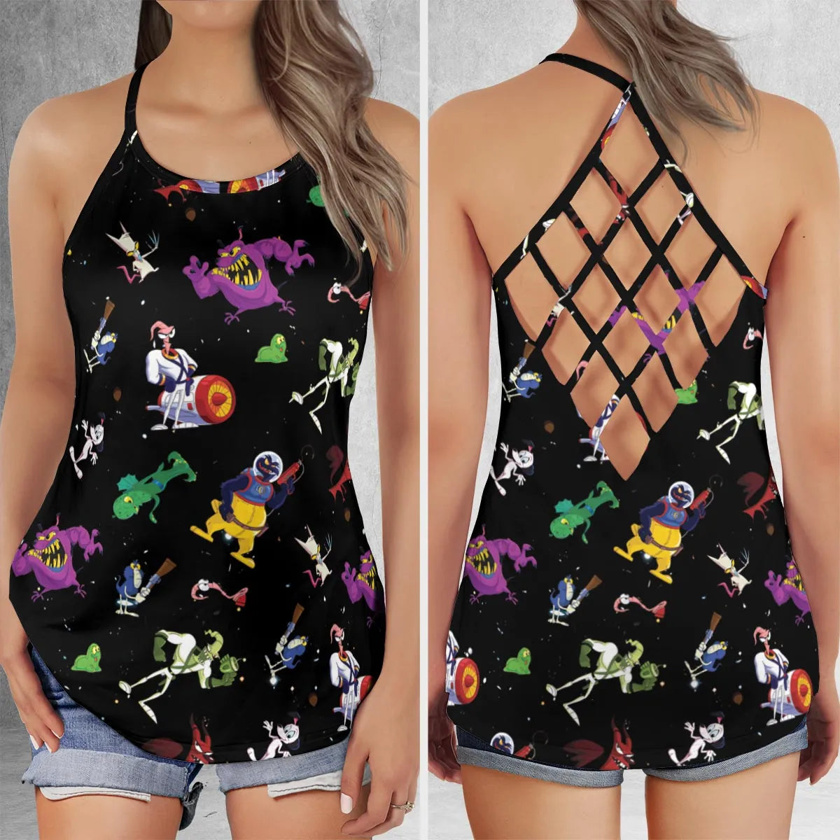 Criss Cross Tank Top - 2MVPM33Z