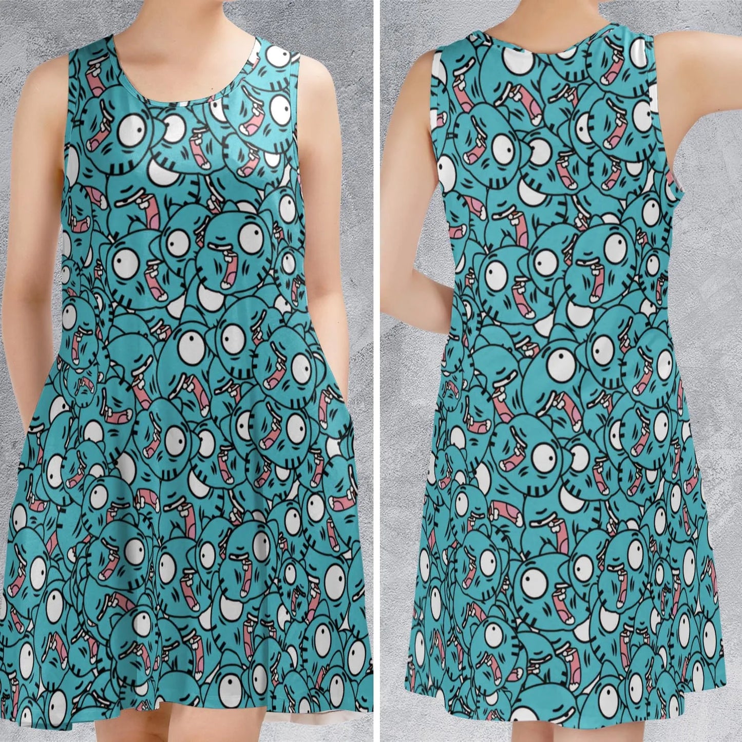 Sleeveless Dress - WEYN7UAV