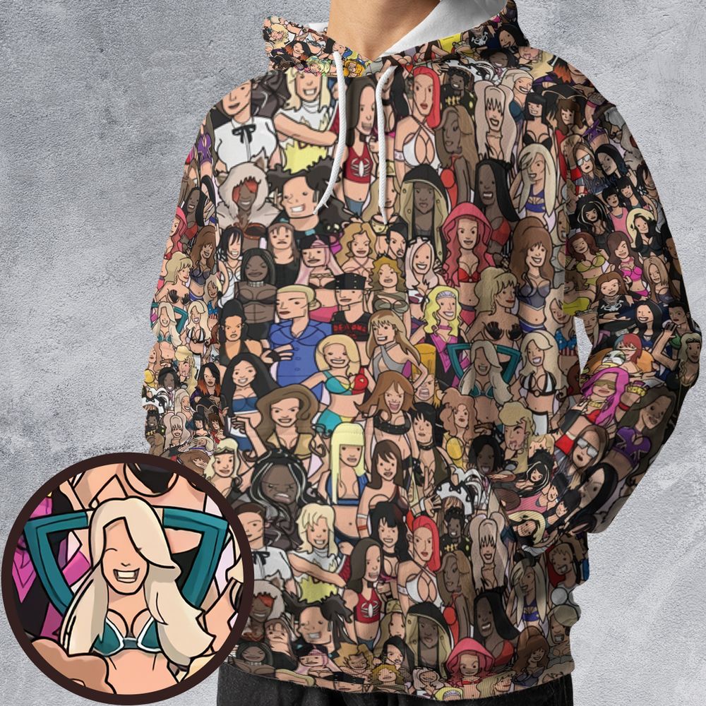 All-over Print Hoodie - N2964NA3 -  - 1