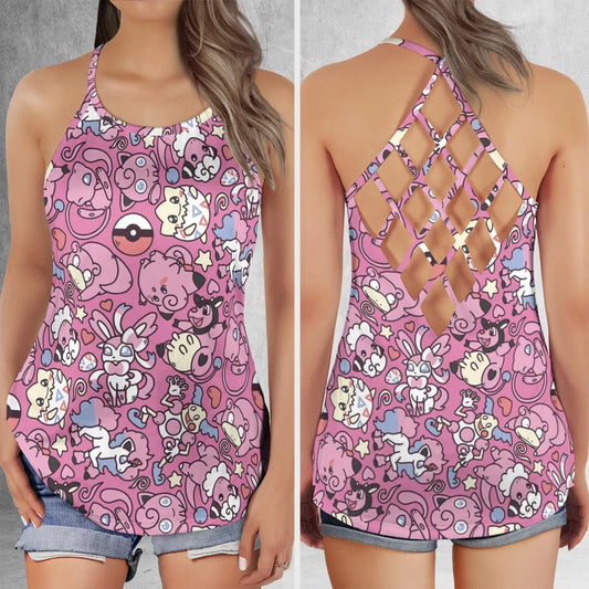 Criss Cross Tank Top - DX6552QR