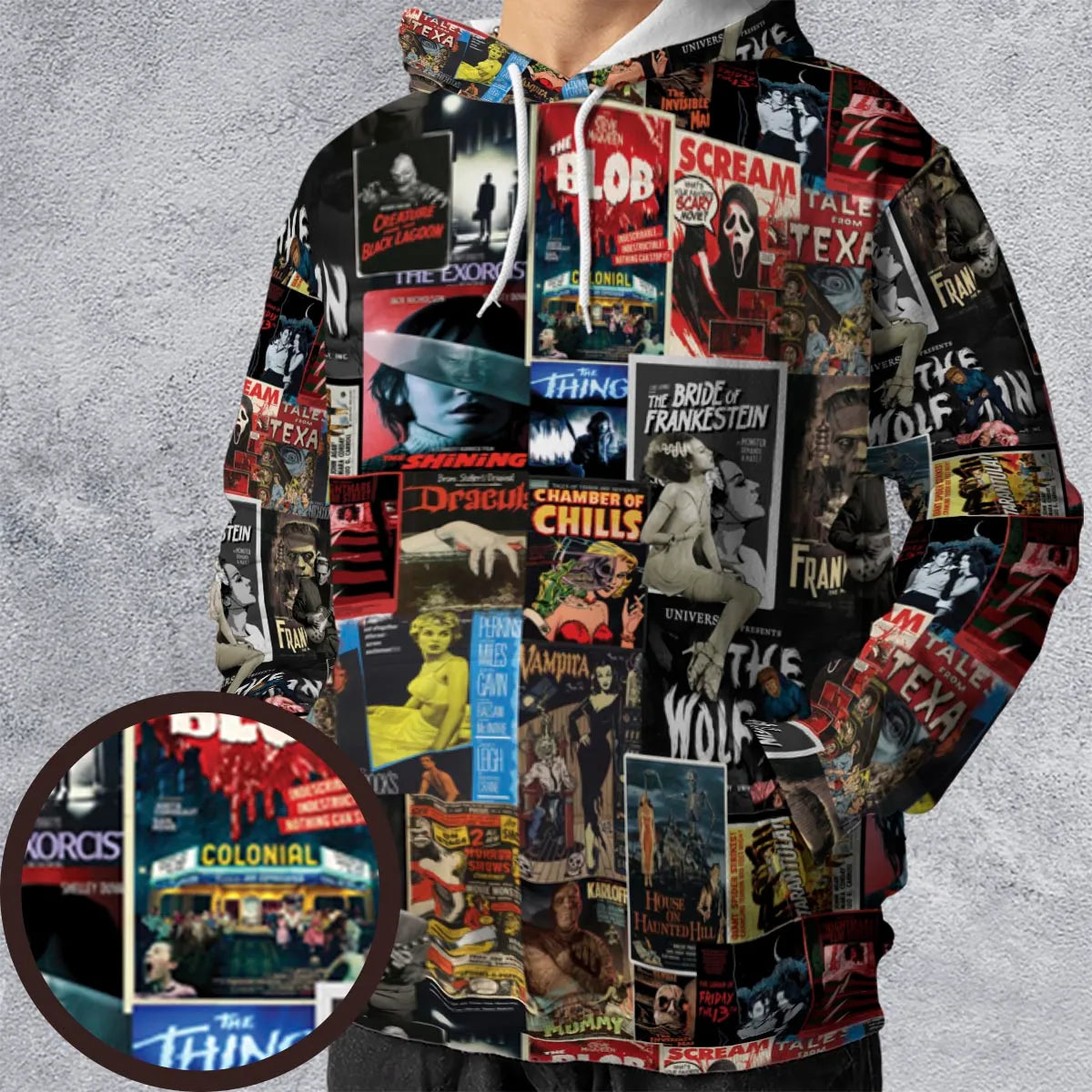 All-over Print Hoodie - QXY8V5JJ