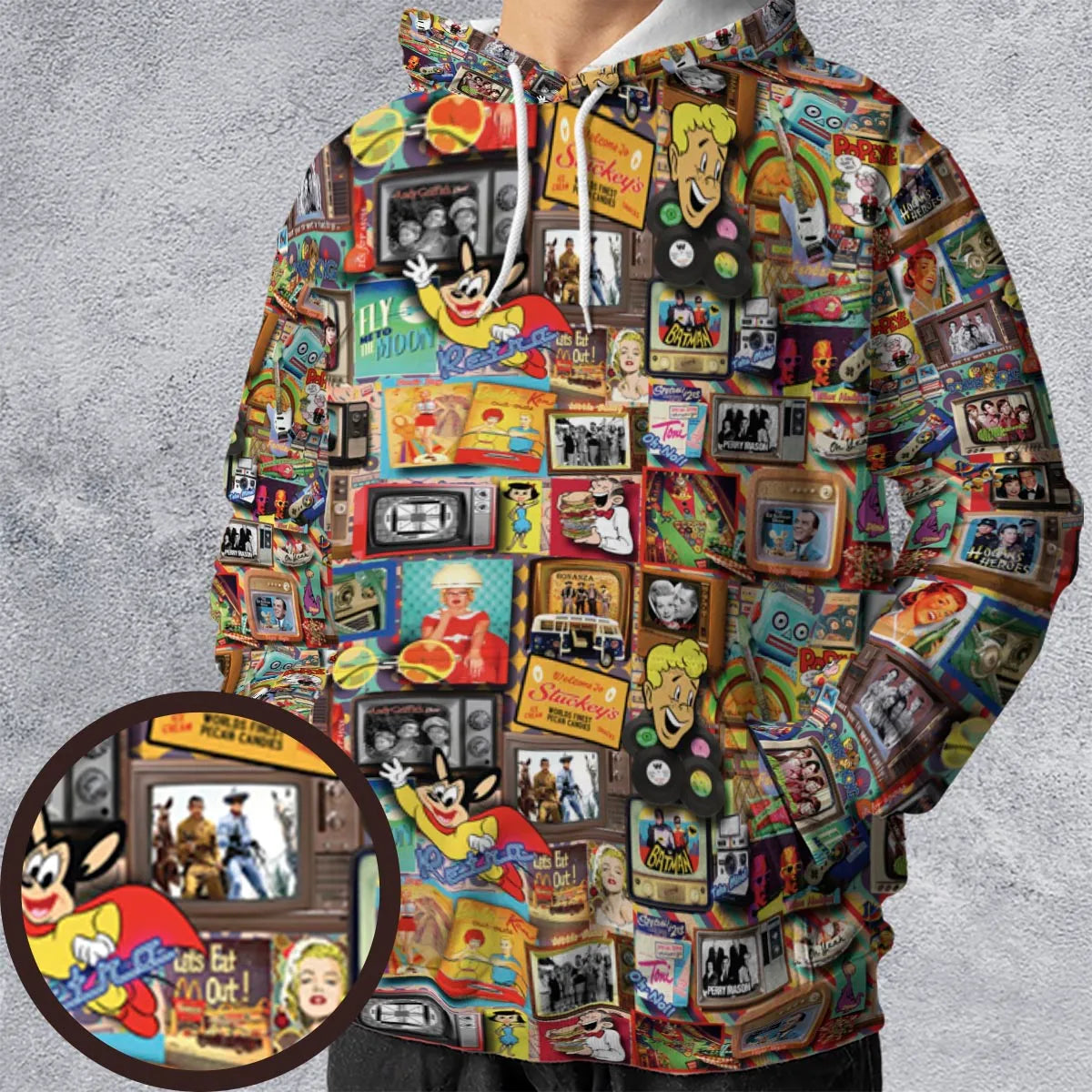 All-over Print Hoodie - M3RCJG7S