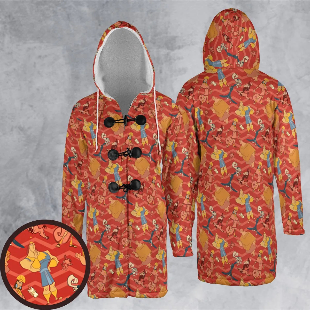 Hooded Cloak Coat - K7X8BHAM