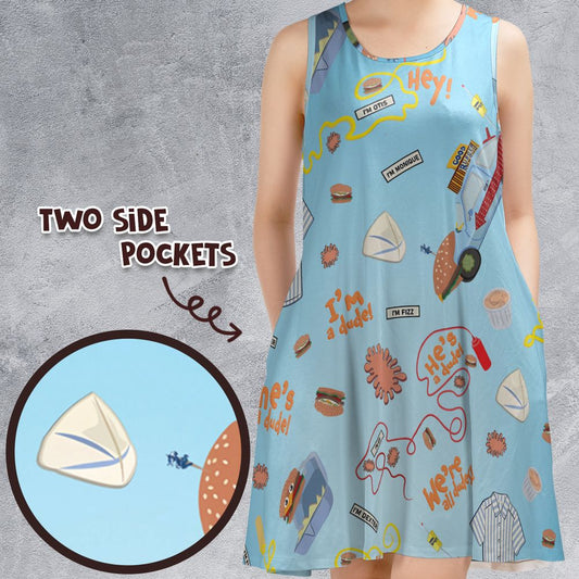 Sleeveless Dress - 6Q2M1H6Y -  - 1