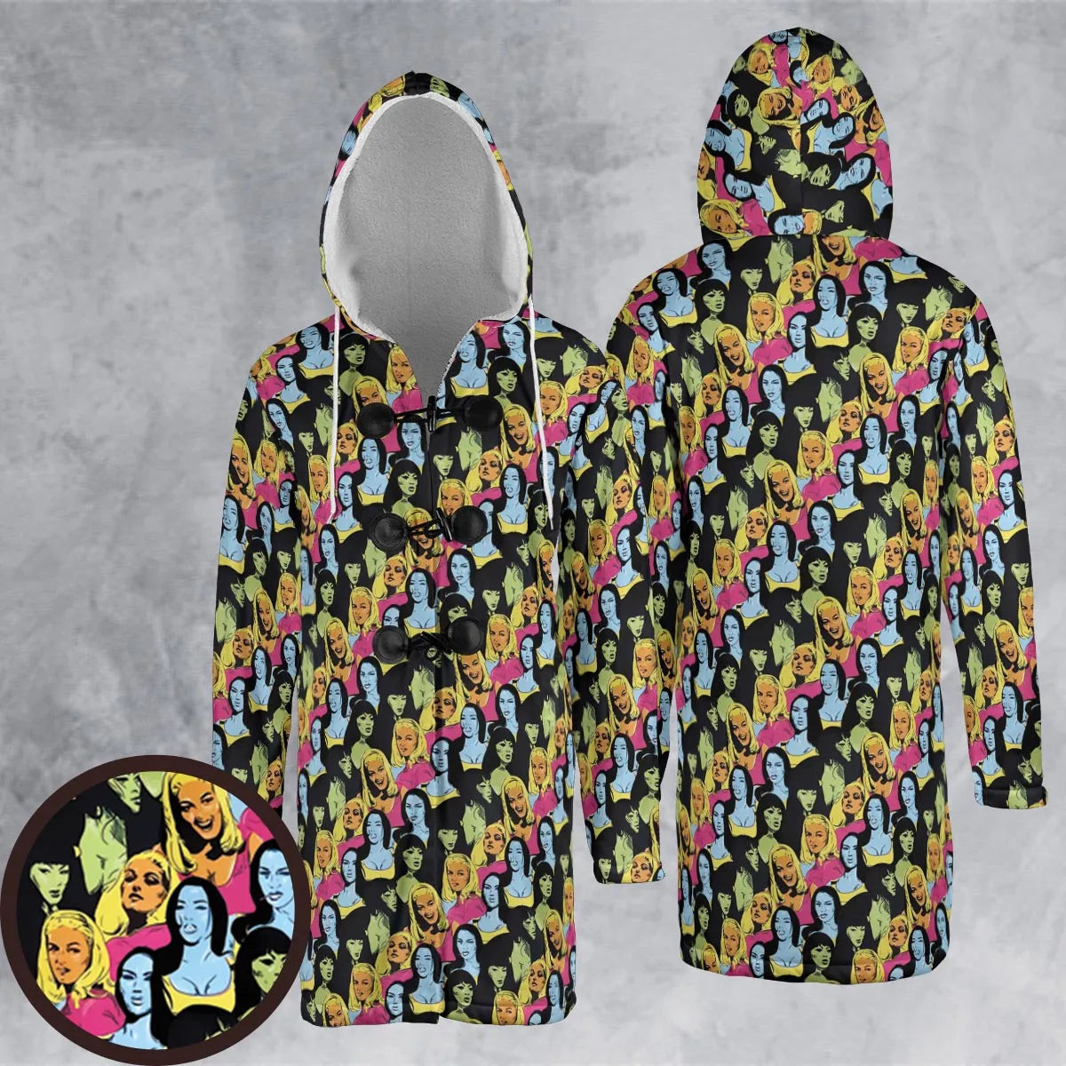 Hooded Cloak Coat - GGLK11JL