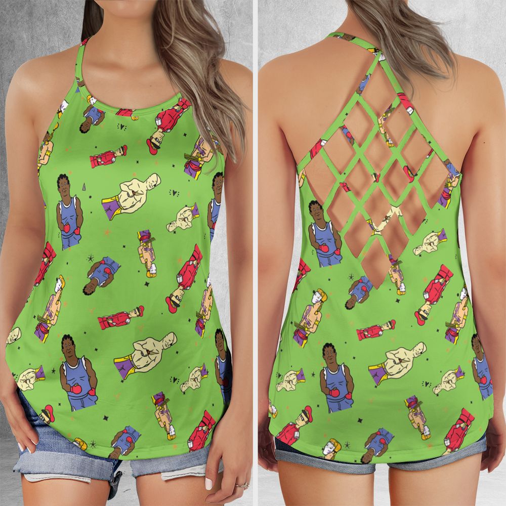 Criss Cross Tank Top - LUMUP8C6 -  - 1
