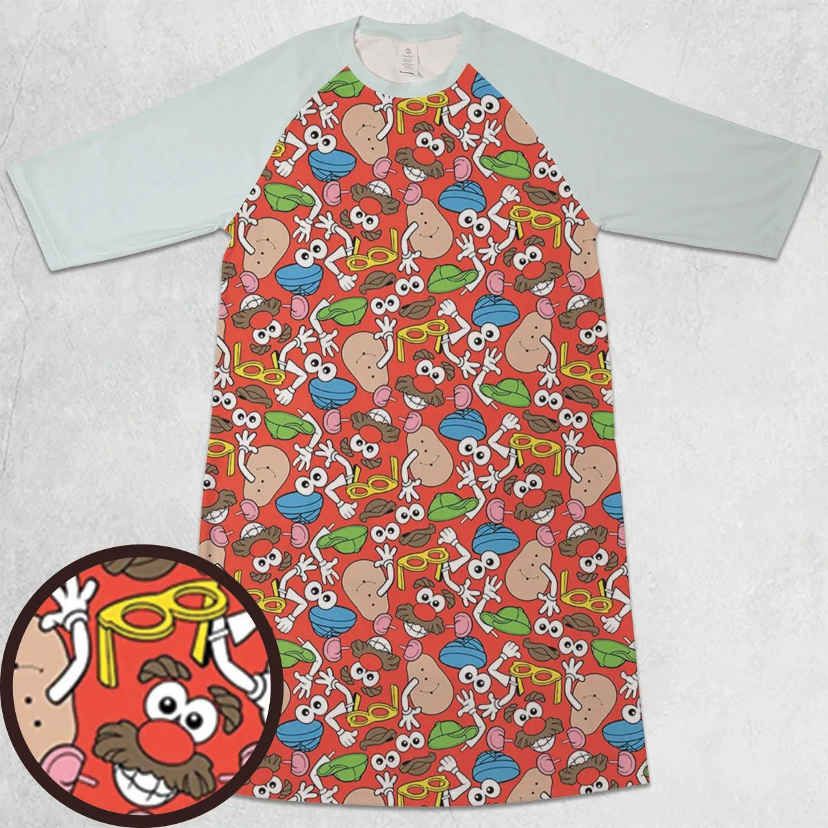 3/4 Sleeve Raglan Dress - AKEAYBT4