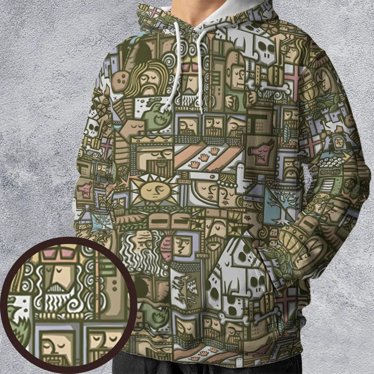 All-over Print Hoodie - 3AKVUCGV