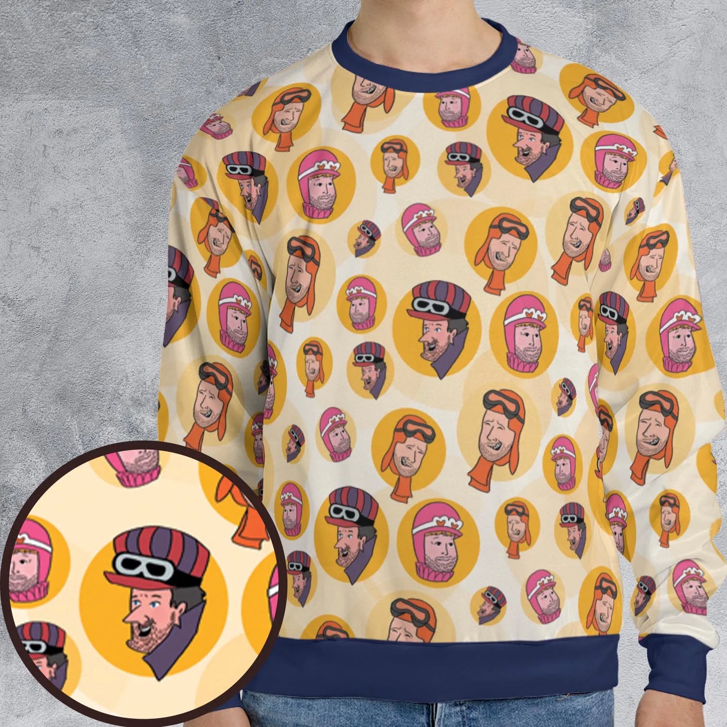 All-over Print Sweatshirt - EKBFB162