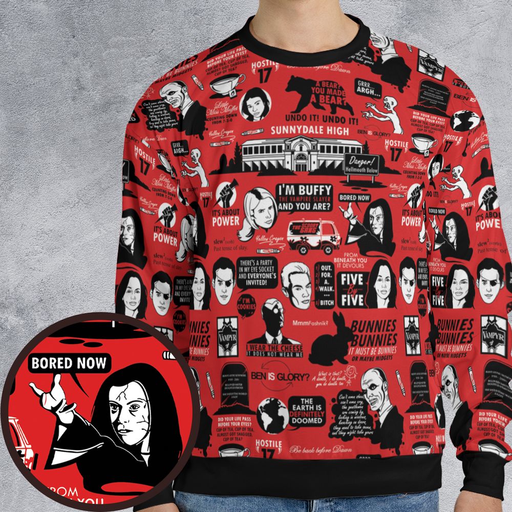 All-over Print Sweatshirt - XY7QKJJP -  - 1