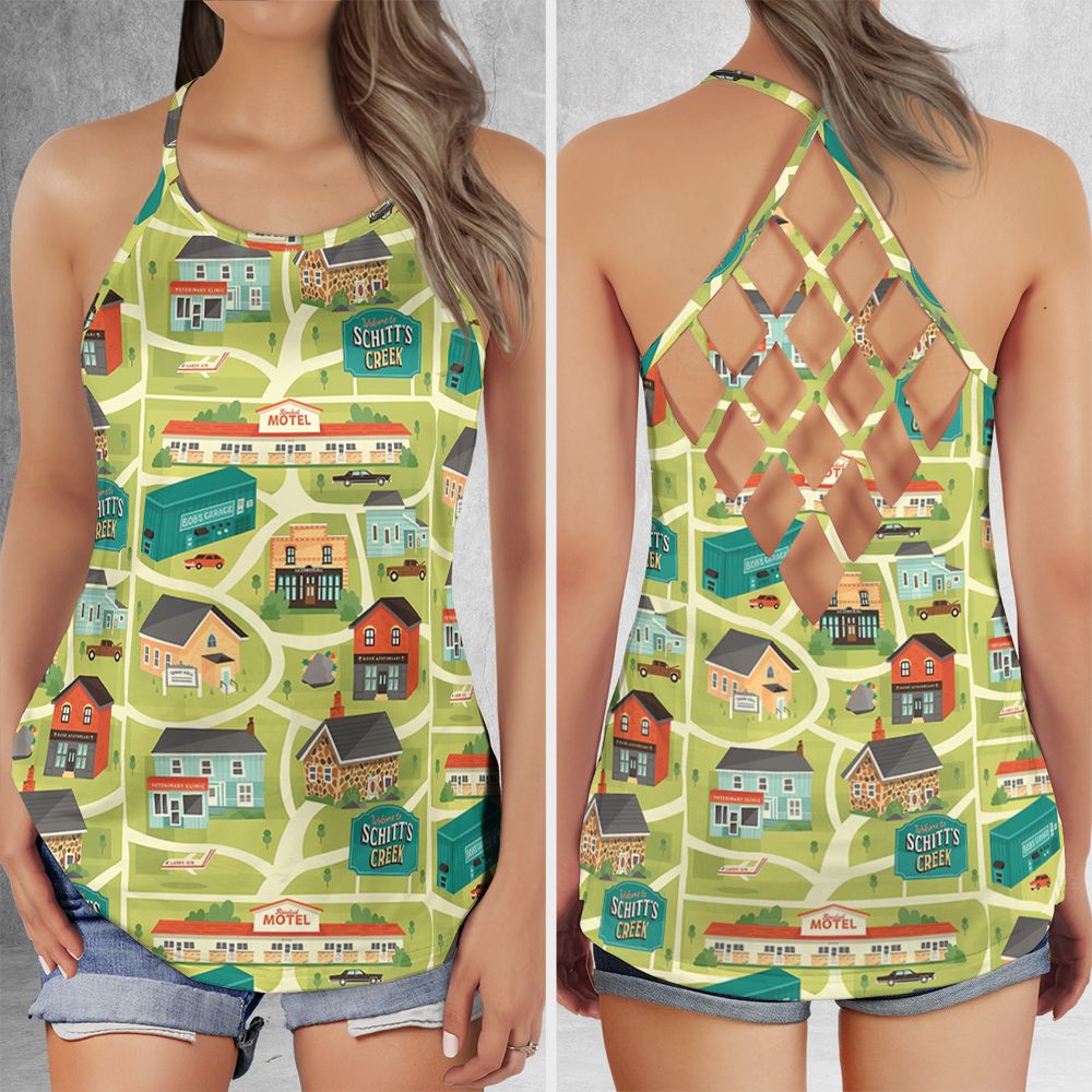 Criss Cross Tank Top - GARYN6FD -  - 1