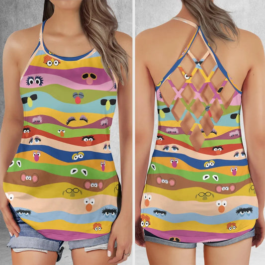 Criss Cross Tank Top - T97AABXN