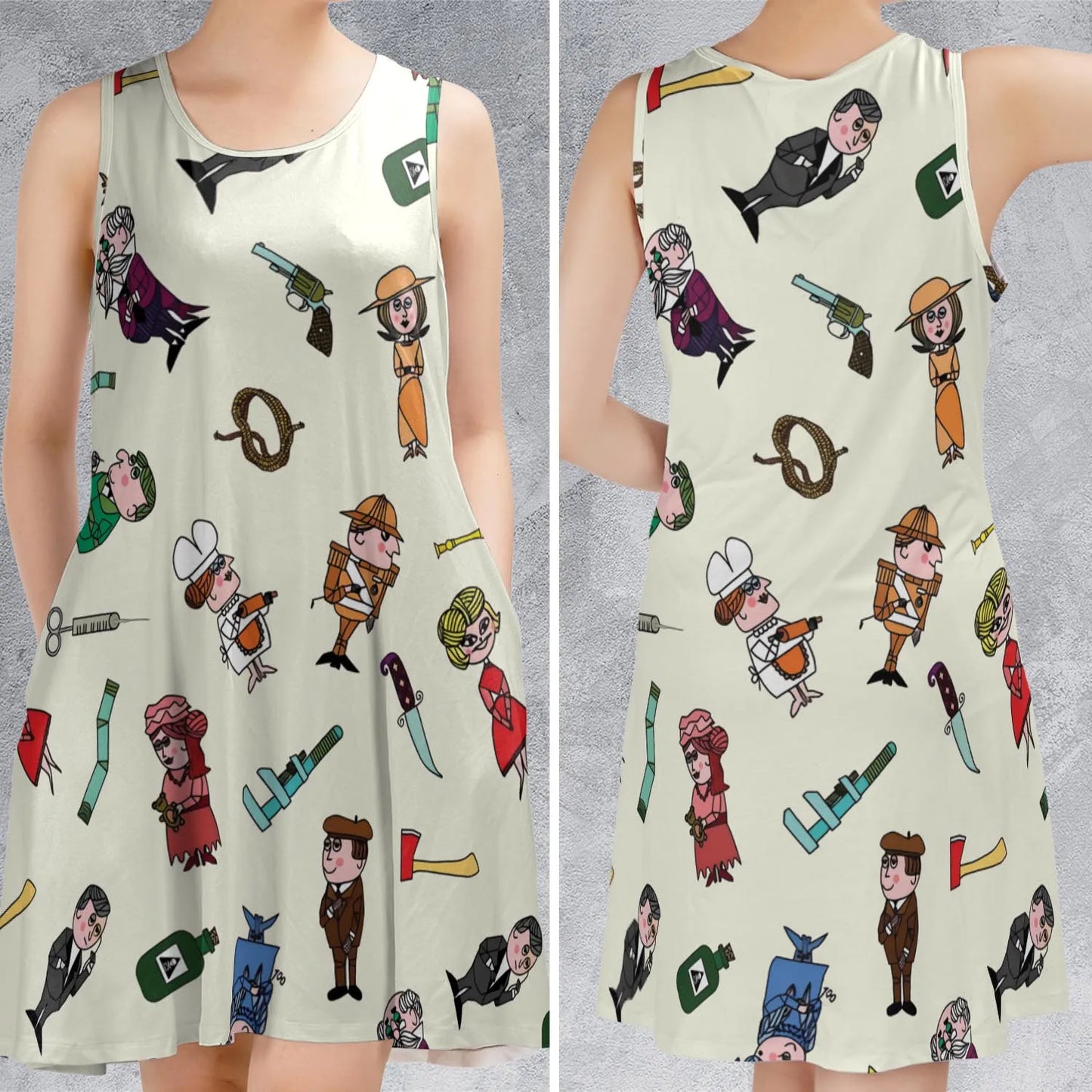 Sleeveless Dress - D5E54M3Q