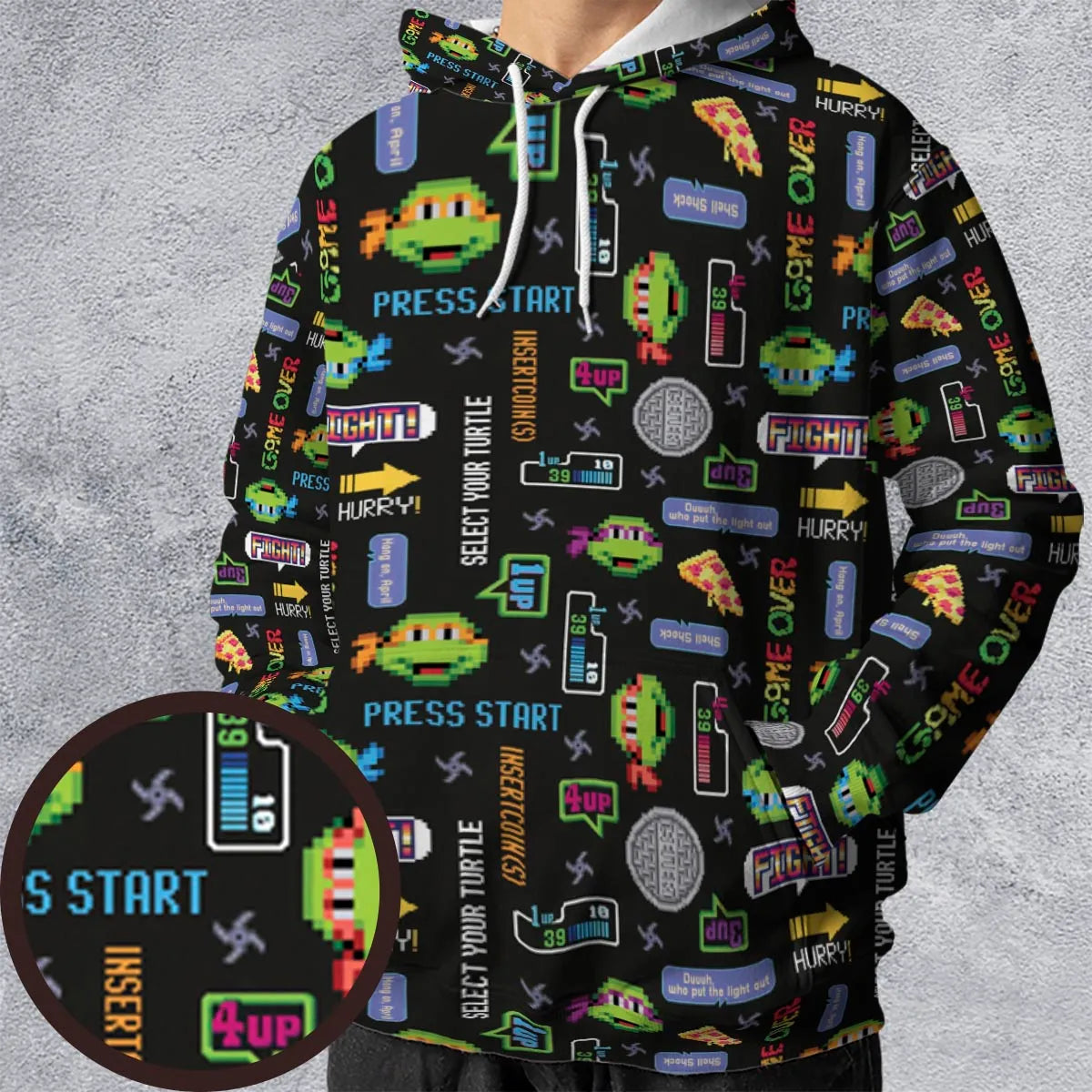 All-over Print Hoodie - ES8DNVRL