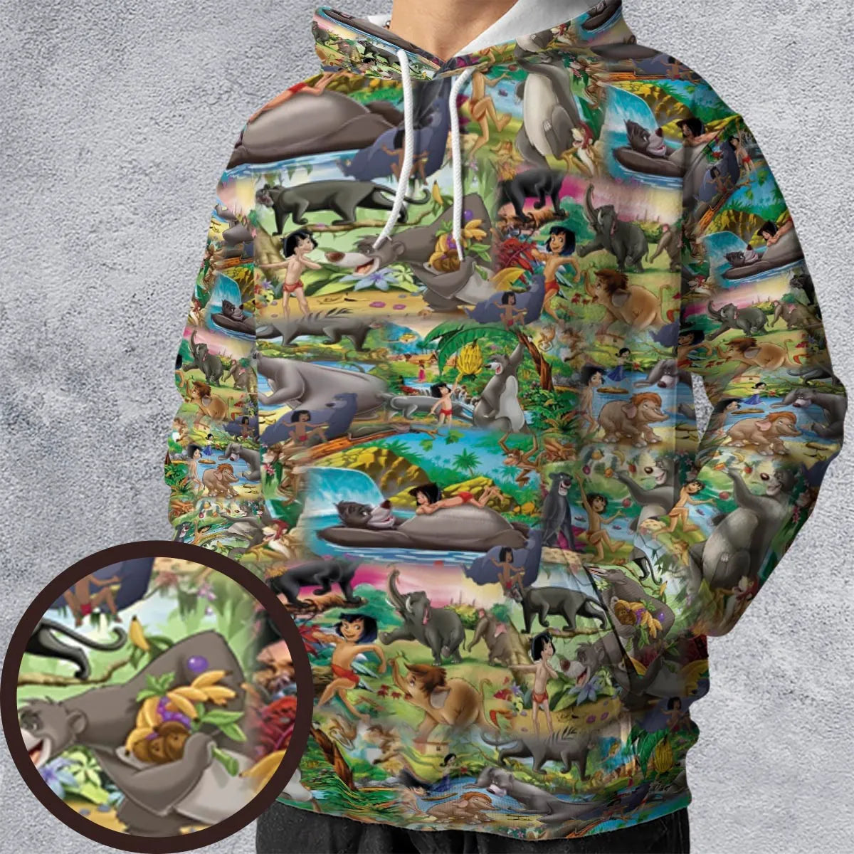 All-over Print Hoodie - 3A558NFH