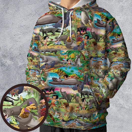 All-over Print Hoodie - 3A558NFH
