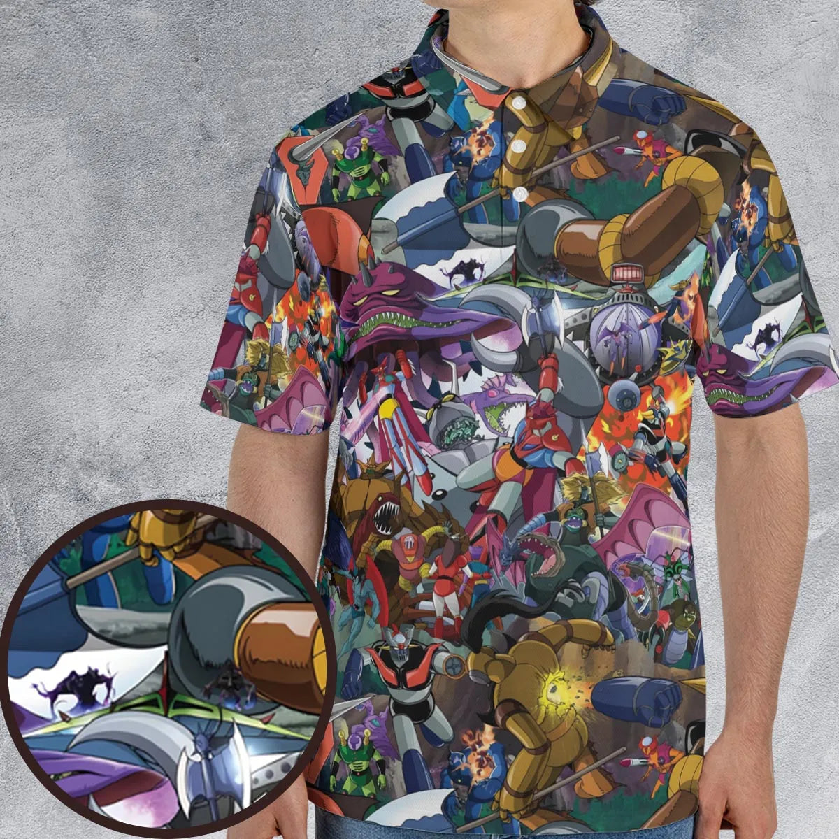 AOP Men/Women Polo Shirt - UJMTYZM9