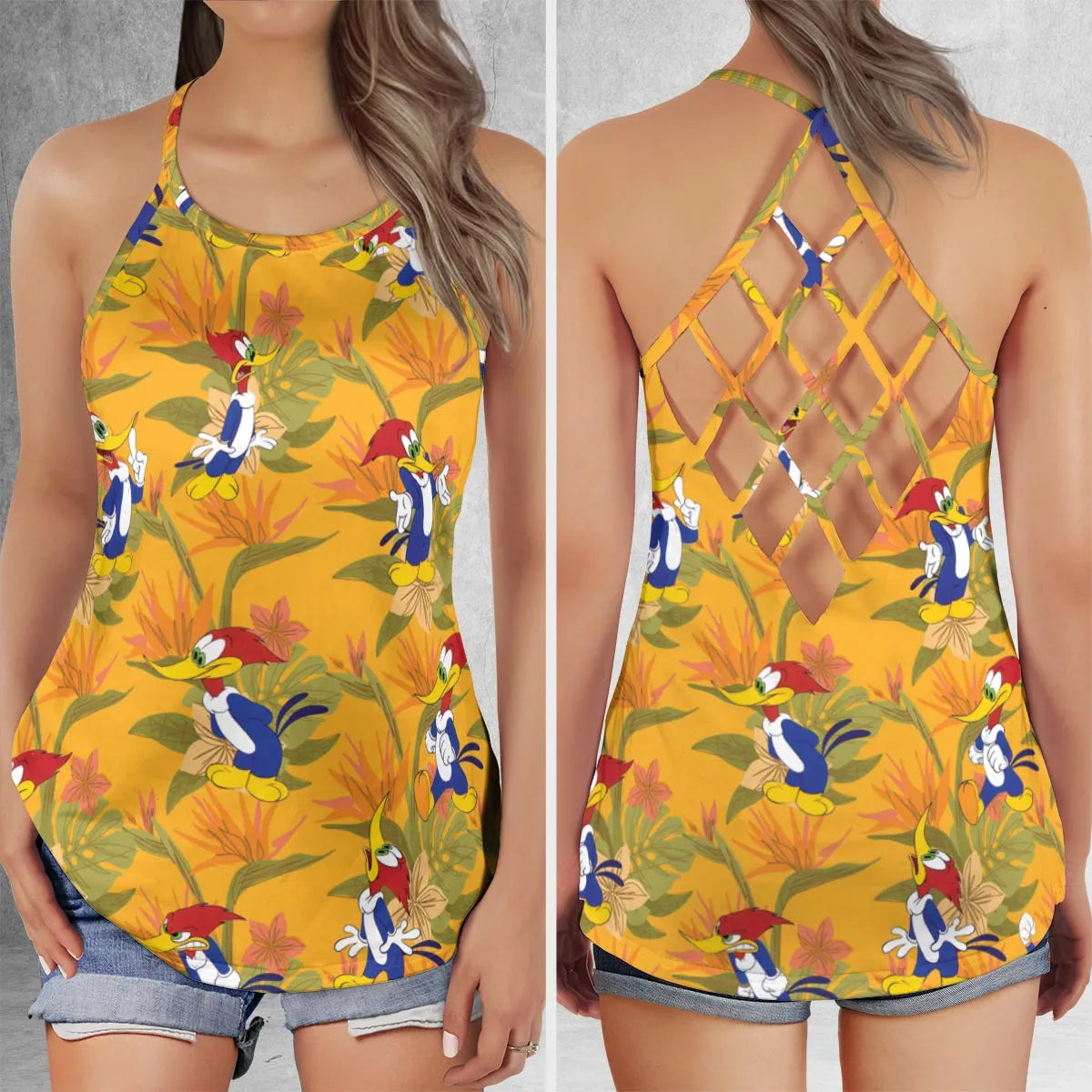 Criss Cross Tank Top - PMNM7PLF