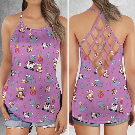 Criss Cross Tank Top - MPVGCFS5 -  - 1