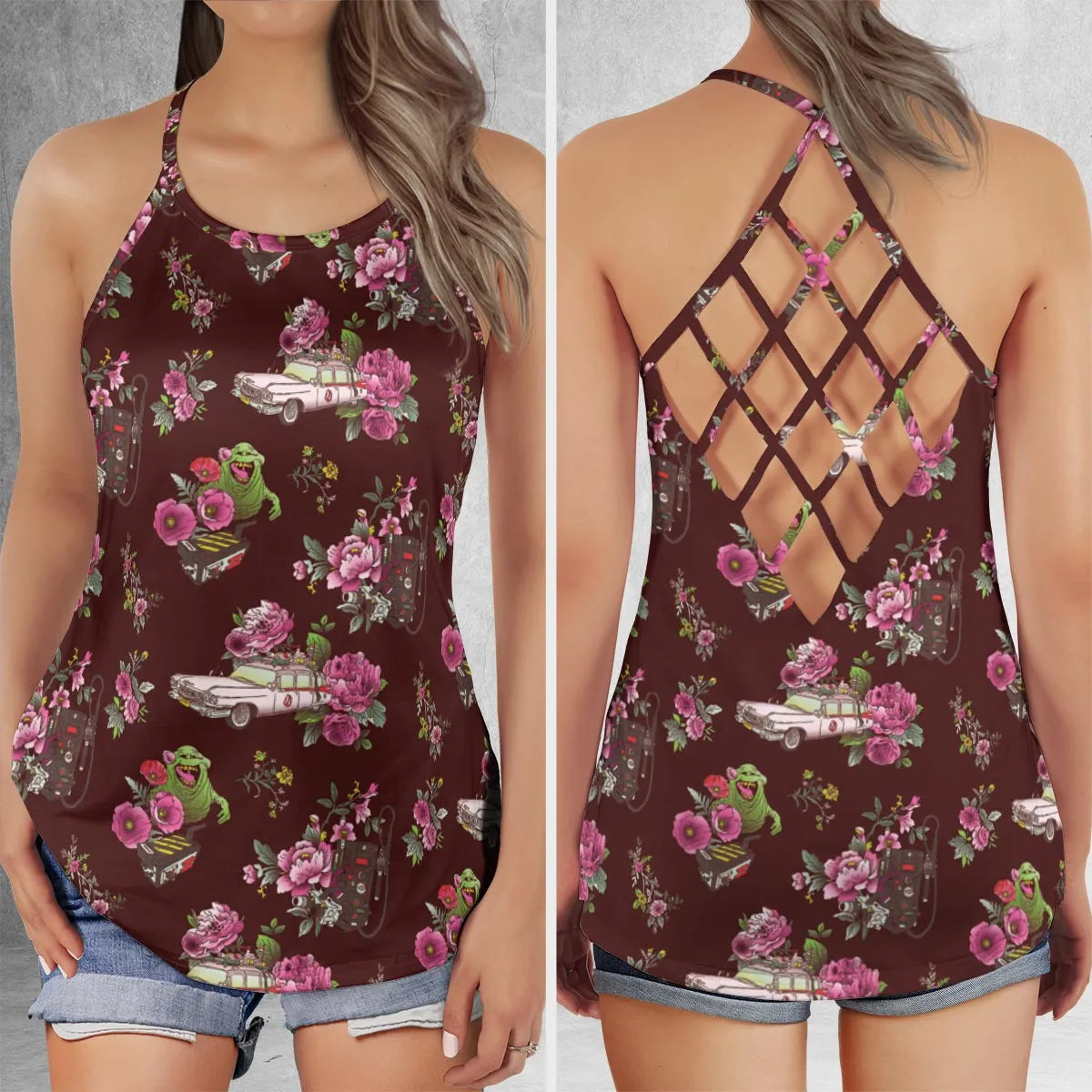 Criss Cross Tank Top - 5WXZM8VZ